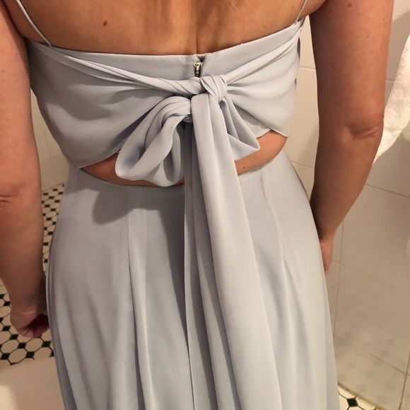 Jenny Yoo Kiara Whisper Blue bridesmaid dress - Picture 6 of 9